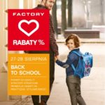 FACTORY KOCHA POWROTY DO SZKOŁY – WEEKEND PROMOCJI