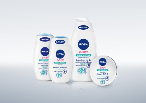 Emolienty NIVEA BABY do pielęgnacji skóry dziecka od samego początku