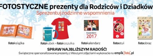 FOTOstyczne prezenty dla rodziców i dziadków