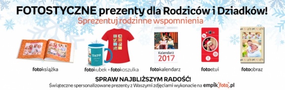 FOTOstyczne prezenty dla rodziców i dziadków