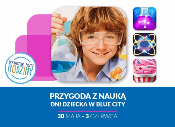 Dzień dziecka w Blue City trwa aż pięć dni Dziecko, LIFESTYLE - Huczne obchody Dnia Dziecka stały się już tradycją Centrum Handlowego Blue City. Podobnie jak w roku ubiegłym, tak i w tym świętowanie trwać będzie kilka dni i przewidziano naprawdę wiele atrakcji. Tym razem motywem przewodnim będzie wielka przygoda z nauką.