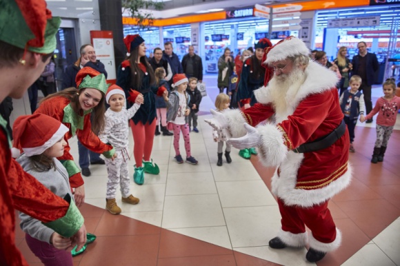 Spotkanie łódzkich Mikołajów w Porcie Łódź