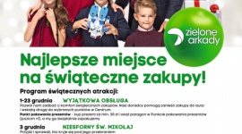 Wyjątkowe święta w Zielonych Arkadach Dziecko, LIFESTYLE - Świąteczna fabryka czekolady, spotkanie ze św. Mikołajem, Wyjątkowa Obsługa czy koncert chóru gospel - to tylko niektóre z atrakcji, jakie Zielone Arkady przygotowały w okresie przedświątecznym dla swoich klientów.