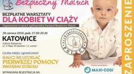 Bezpieczny Maluch - bezpłatne warsztaty w Galerii Katowickiej Dziecko, LIFESTYLE - Masz małe dziecko lub niedługo zostaniesz rodzicem? To spotkanie jest dla Ciebie! Już w najbliższy czwartek, 28 czerwca, w Galerii Katowickiej będzie miała miejsce katowicka odsłona ogólnopolskiej Kampanii Bezpieczny Maluch.