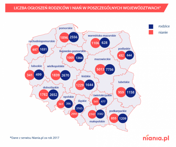 W Polsce brakuje niań, mimo że ich zarobki wciąż rosną Dziecko, LIFESTYLE - Jak wynika z raportu Niania.pl pensje niań w Polsce wzrastają. Nie wpływa to jednak pozytywnie na zainteresowanie tym zawodem.