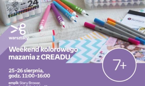 Weekend kolorowego mazania z Creadu | Empik Stary Browar