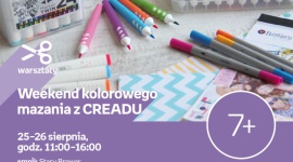 Weekend kolorowego mazania z Creadu | Empik Stary Browar Dziecko, LIFESTYLE - Kreatywny weekend w Starym Browarze. 25,26 sierpnia 11:00-16:00 empik Stary Browar, Poznań, ul. Półwiejska 42