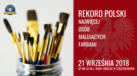 Uczniowie z SP nr 32 w Sosnowcu będą bić Rekord Polski w patriotycznym malowaniu