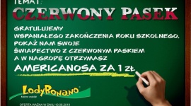 Lody za złotówkę dla uczniów z biało-czerwonym paskiem!