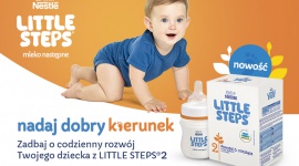 LITTLE STEPS® 2. Nowe mleko następne dla zdrowego rozwoju dziecka Dziecko, LIFESTYLE - Karmienie piersią jest najlepszym sposobem żywienia niemowląt. Co jednak, jeśli dziecko nie jest już karmione piersią? Poznajcie LITTLE STEPS® 2 z żelazem*, wapniem* i witaminą D*. Mleko następne dla rodziców, którzy chcą dostarczyć swoim dzieciom to, czego naprawdę potrzebują.