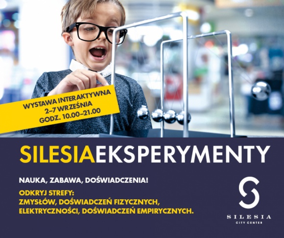 Tydzień eksperymentów w Silesia City Center Dziecko, LIFESTYLE - W ramach bezpłatnej wystawy interaktywnej „Silesia eksperymenty” na dzieci i dorosłych będą czekać cztery strefy doświadczalno-edukacyjne.