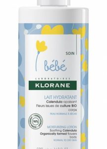 Klorane Bebe Calendula mleczko nawilżające od 1 dnia życia