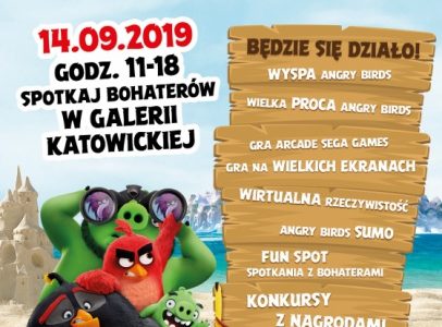 We wrześniu Angry Birds opanują Galerię Katowicką