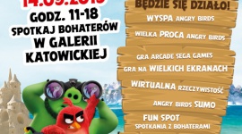 We wrześniu Angry Birds opanują Galerię Katowicką Dziecko, LIFESTYLE - Niebawem Angry Birds rozbiją swoje bazy na terenie Galerii Katowickiej.
