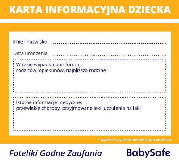 Naklejka ,,KiD'' od BabySafe ratuje życie dziecka po wypadku samochodowym!