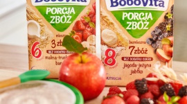 Odkryj to, co dobre dla maluszka – 6 nowych smaków kaszek BoboVita PORCJA ZBÓŻ Dziecko, LIFESTYLE - BoboVita wie, że produkty zbożowe to ważny element diety najmłodszych, dlatego z myślą o nich wprowadziła 6 nowych smaków kaszek BoboVita PORCJA ZBÓŻ.