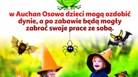 Dyniowe szaleństwo – warsztaty dla dzieci w Auchan CH Osowa Dziecko, LIFESTYLE - W najbliższą sobotę, 19 października, w Auchan Osowa prawdziwa gratka dla najmłodszych! Jak co roku dzieci będą mogły wziąć udział w zdobieniu dyń, które następnie zabiorą ze sobą do domu. Wszystkie materiały zapewnia sklep Auchan, który znajduje się w CH Osowa.