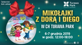 Dwa dni Mikołajkowych atrakcji w CH Turawa Park Dziecko, LIFESTYLE - Przez dwa dni, w piątek i sobotę (6 i 7 grudnia) w godzinach od 12.00 do 18.00 na pasażu centrum czekać będą Dora i Diego, popularni bohaterzy bajki „Dora poznaje świat”.