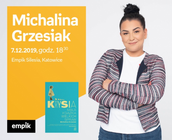 Michalina Grzesiak w Empiku Silesia – spotkanie autorskie Dziecko, LIFESTYLE - 7 grudnia o godzinie 18:30 w Empiku Silesia z czytelnikami spotka się Michalina Grzesiak.