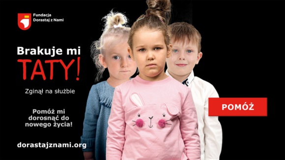 Aby dzieci bohaterów dorosły do nowego życia Dziecko, LIFESTYLE - Poprzez kampanię „Dorosnąć do nowego życia” Fundacja chce zwrócić uwagę społeczną na problem i sytuację dzieci rodziców poległych lub poszkodowanych podczas służby. Jednocześnie przypomina, jakie ważne znaczenie ma służba publiczna.