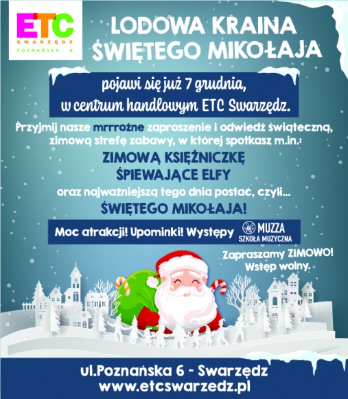 Mikołajki pełne atrakcji w ETC Swarzędz