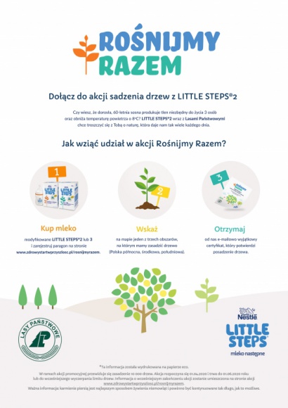 Rośnijmy razem! Dołącz do akcji sadzenia drzew z LITTLE STEPS®2