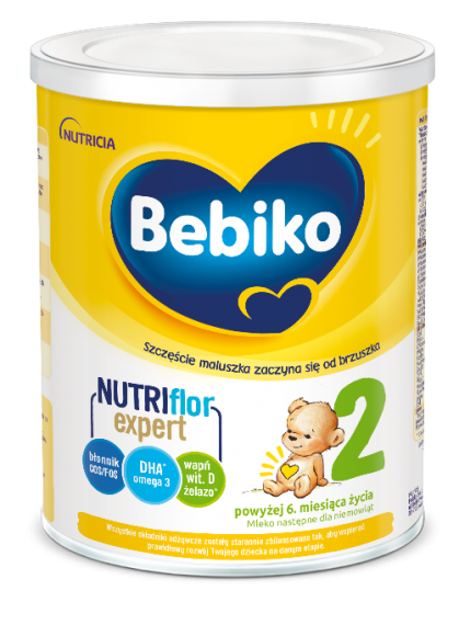 Bebiko 2 NUTRIflor Expert – teraz dostępne również w wygodnej puszce Dziecko, LIFESTYLE - Bebiko 2 NUTRIflor Expert to formuła bardzo dobrze tolerowana* przez małe dzieci. 92% maluchów akceptuje to mleko następne już od 1. butelki!**